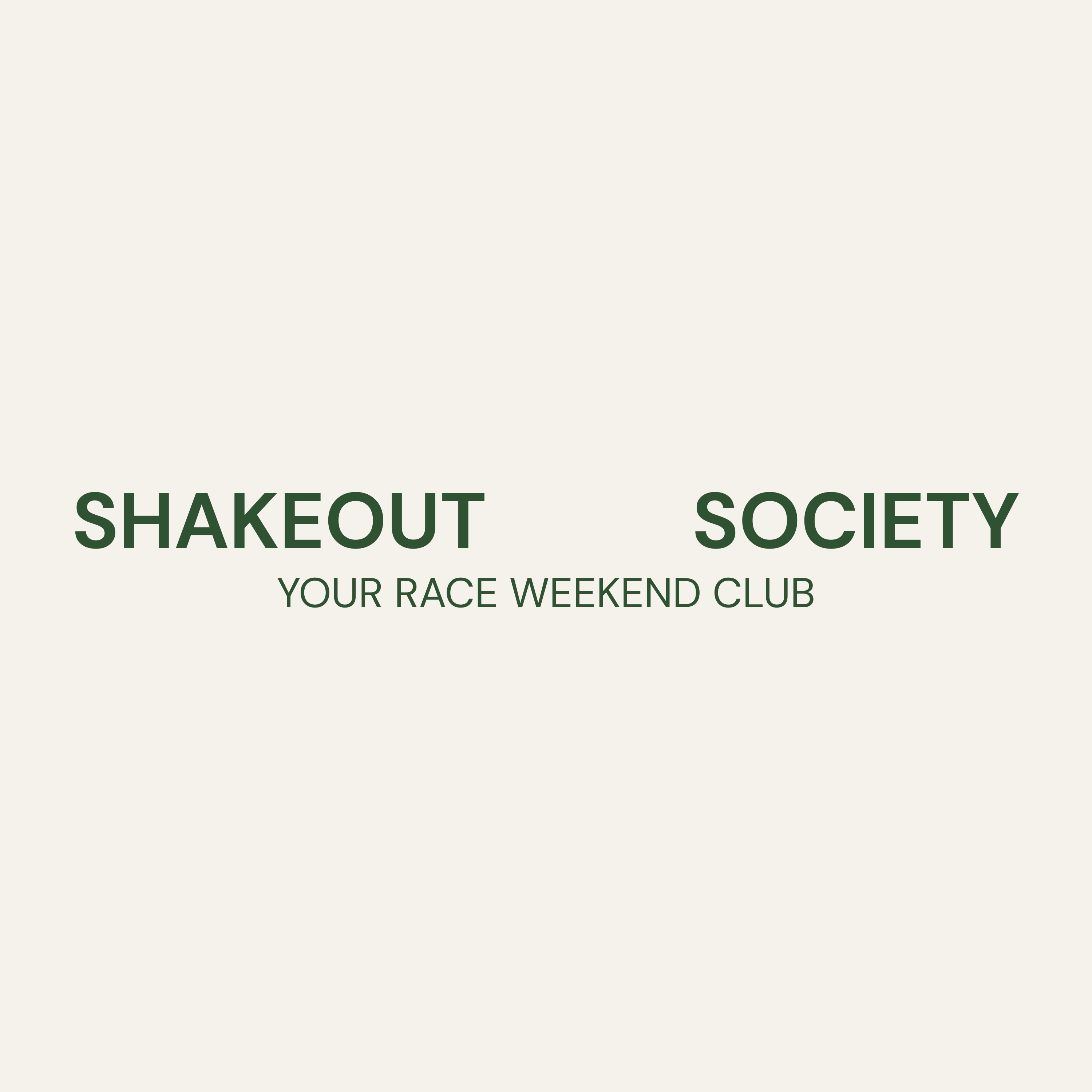 Shakeout Society — Your Race Weekend Club